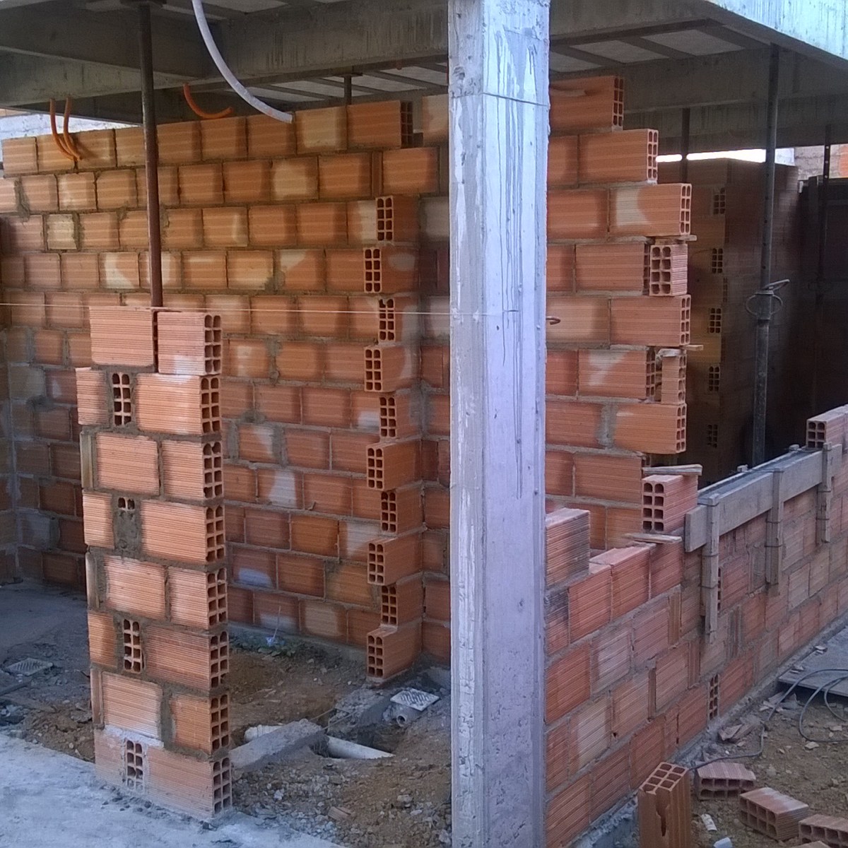 Etapas da obra #20 – Alvenaria de Vedação&nbsp;3